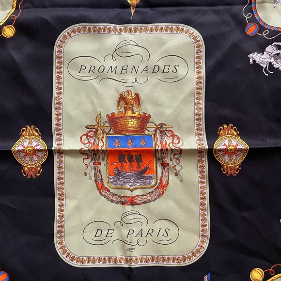 Hermes Colorful Parisian Scarf - Picture 3 of 3